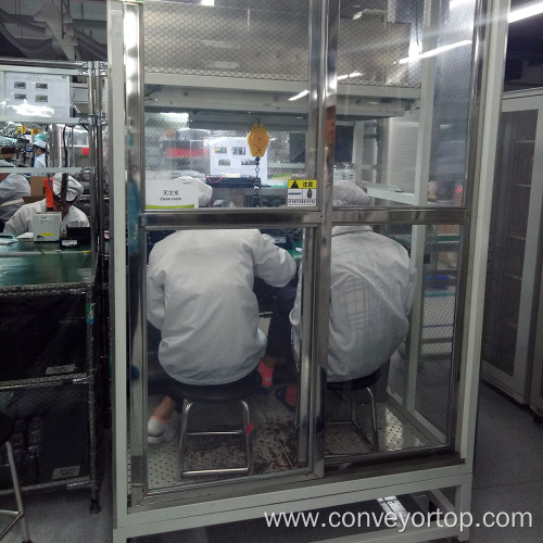 Portable Modular Clean Room for Pannel Assembly Line